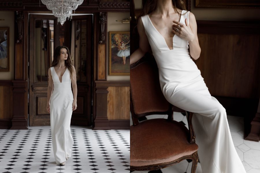 Elegancka suknia ślubna z salonu Mia Bella w Opolu